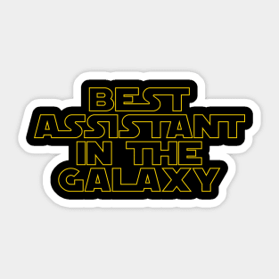 Best Assistant in the Galaxy Sticker